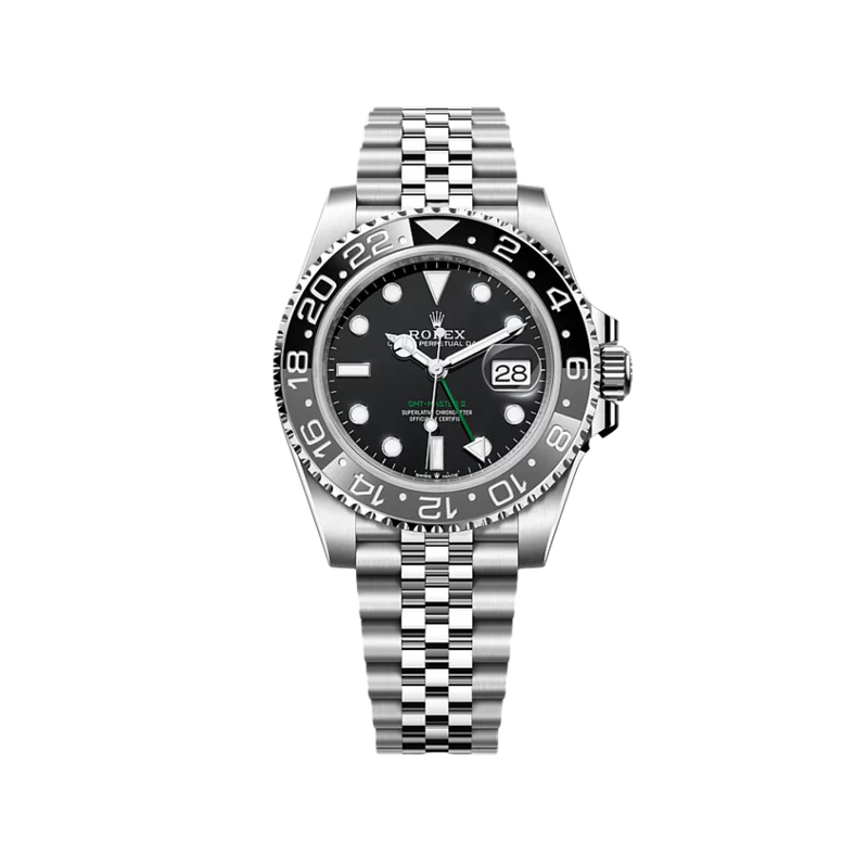 Ro-lex GMT Master II Bruce Wayne Jubilee 40mm Ref: 126710GRNR Swiss Grade 1:1 Men’s Watch