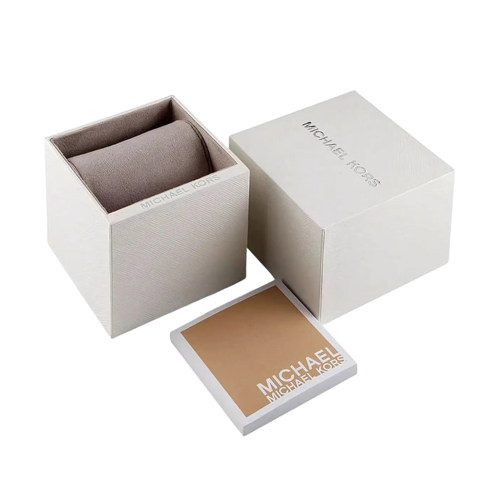 Michael Kors Sage Pavé MK4806 Quartz Three-Hand Rose Gold Stainless Steel Women’s Watch