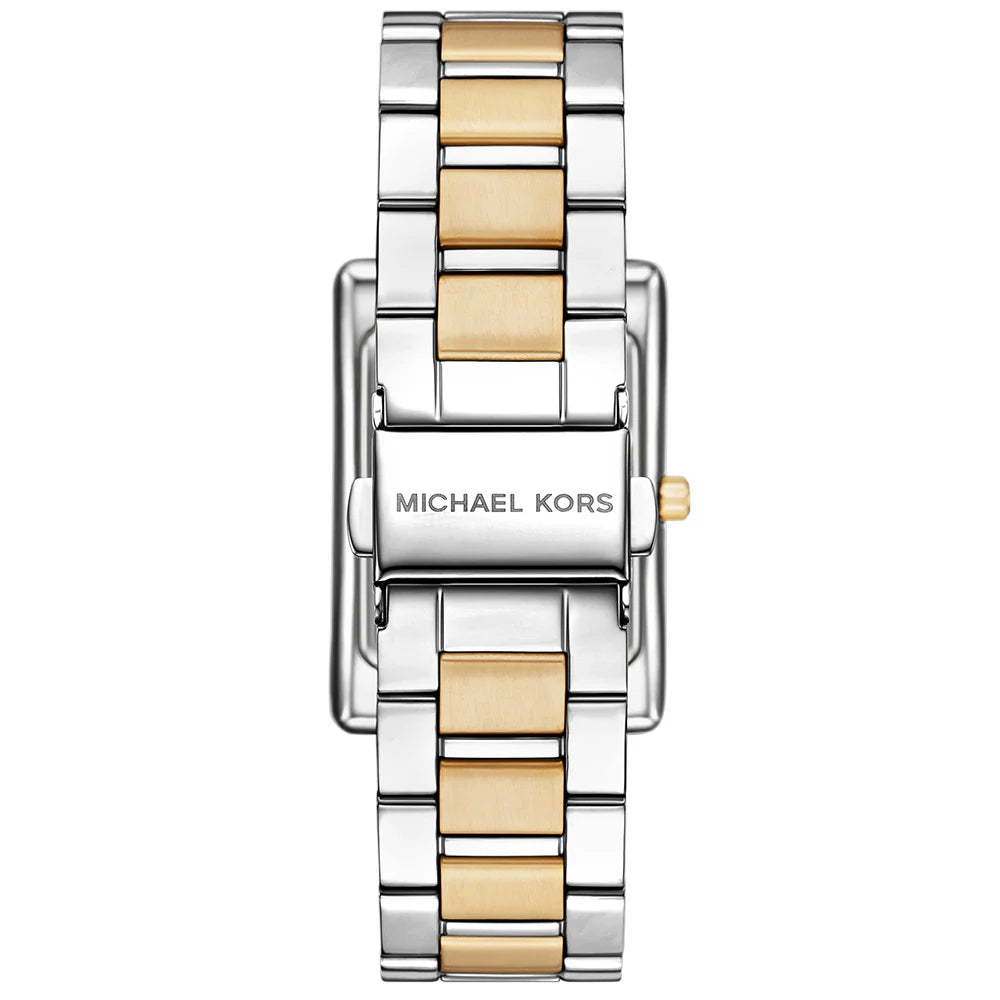 Michael Kors Essex MK4967 Quartz White Dial Stainless Steel Two-Tone Chain Ladies Watch