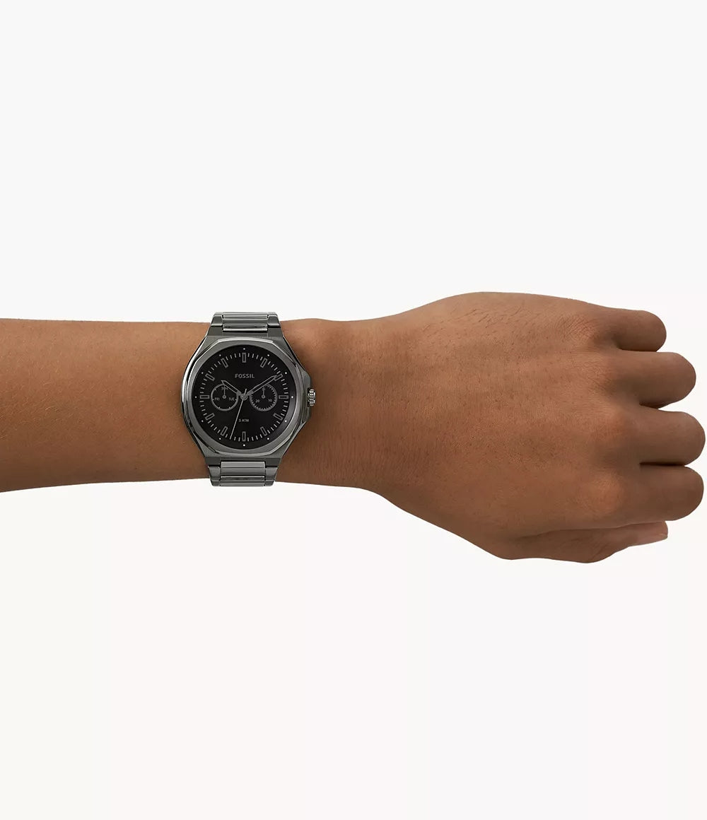 Fossil Evanston BQ2609 Multifunction Chronograph Quartz Stainless Steel Chain Men’s Watch