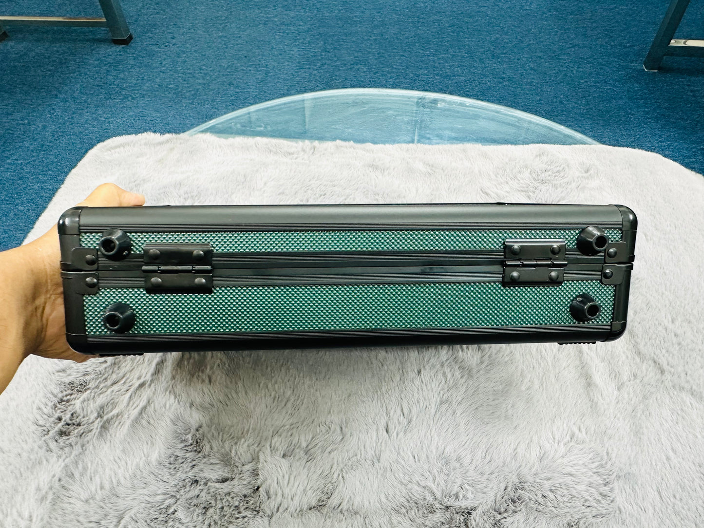 Aluminium Box 12 Slot Green Color