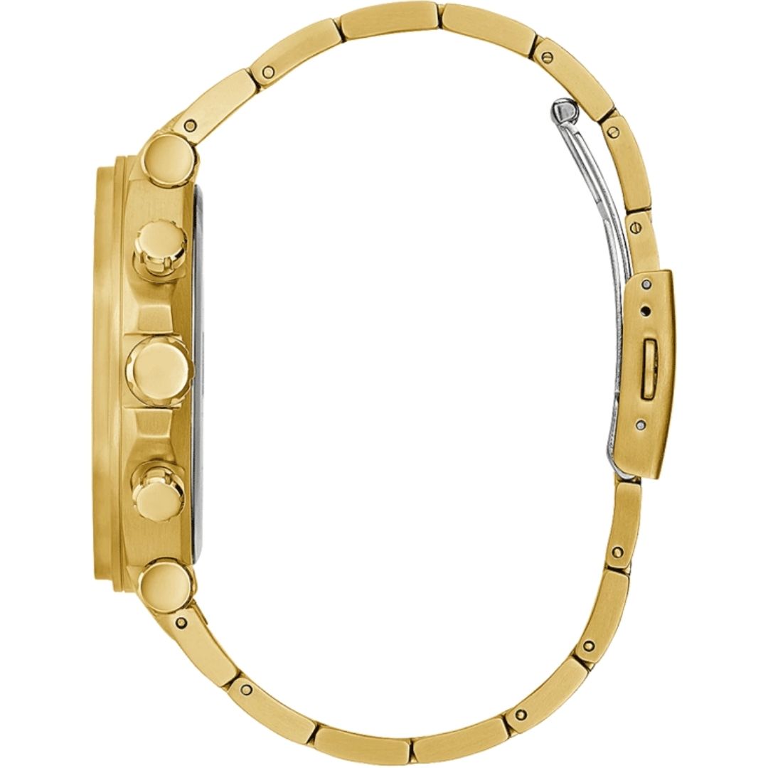 Guess Edge GW0539G2 Chronograph Quartz Black Dial Golden-Tone Stainless Steel Chain Men’s Watch