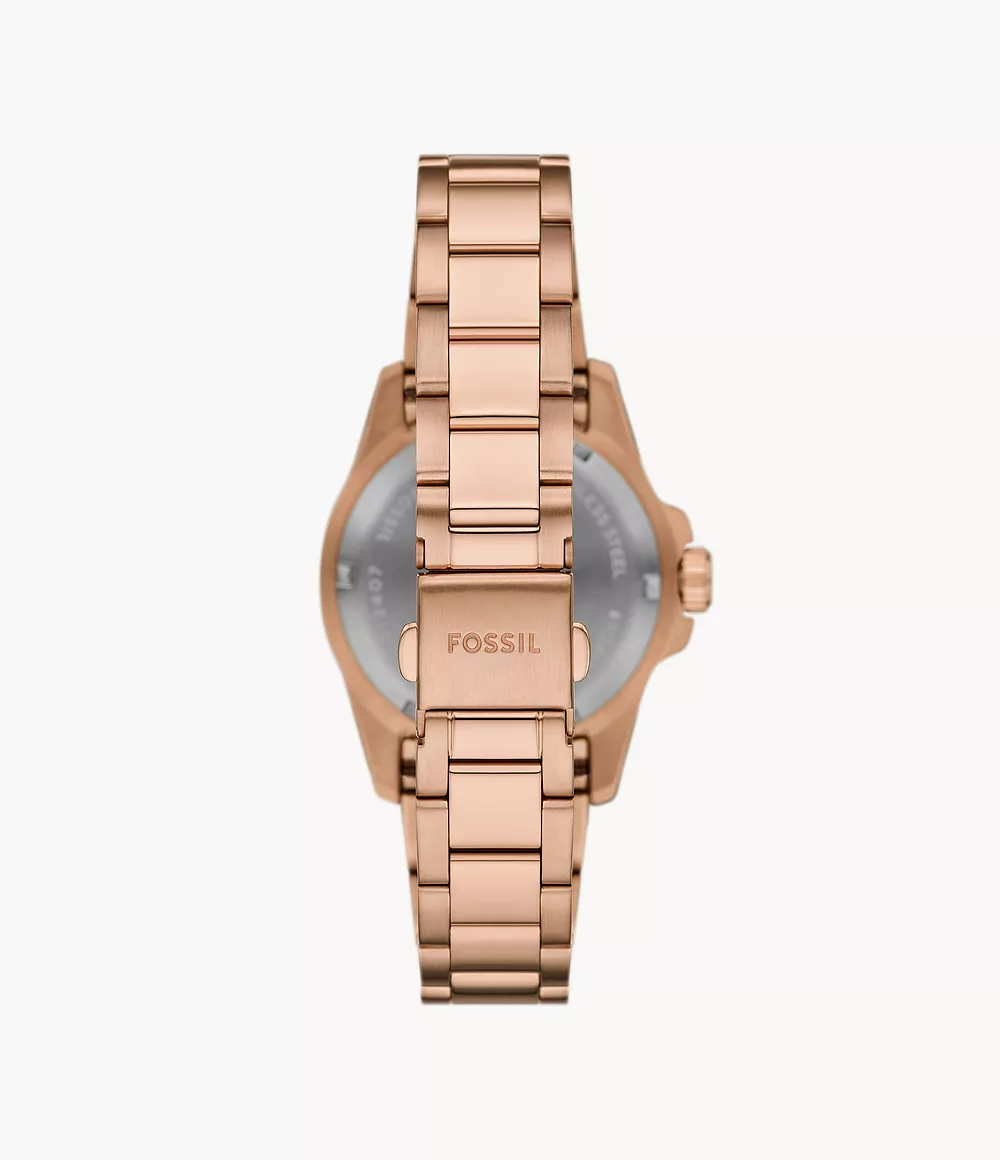 Fossil ES5371 Chronograph Quartz Stainless Steel Chain Lady’s Watch
