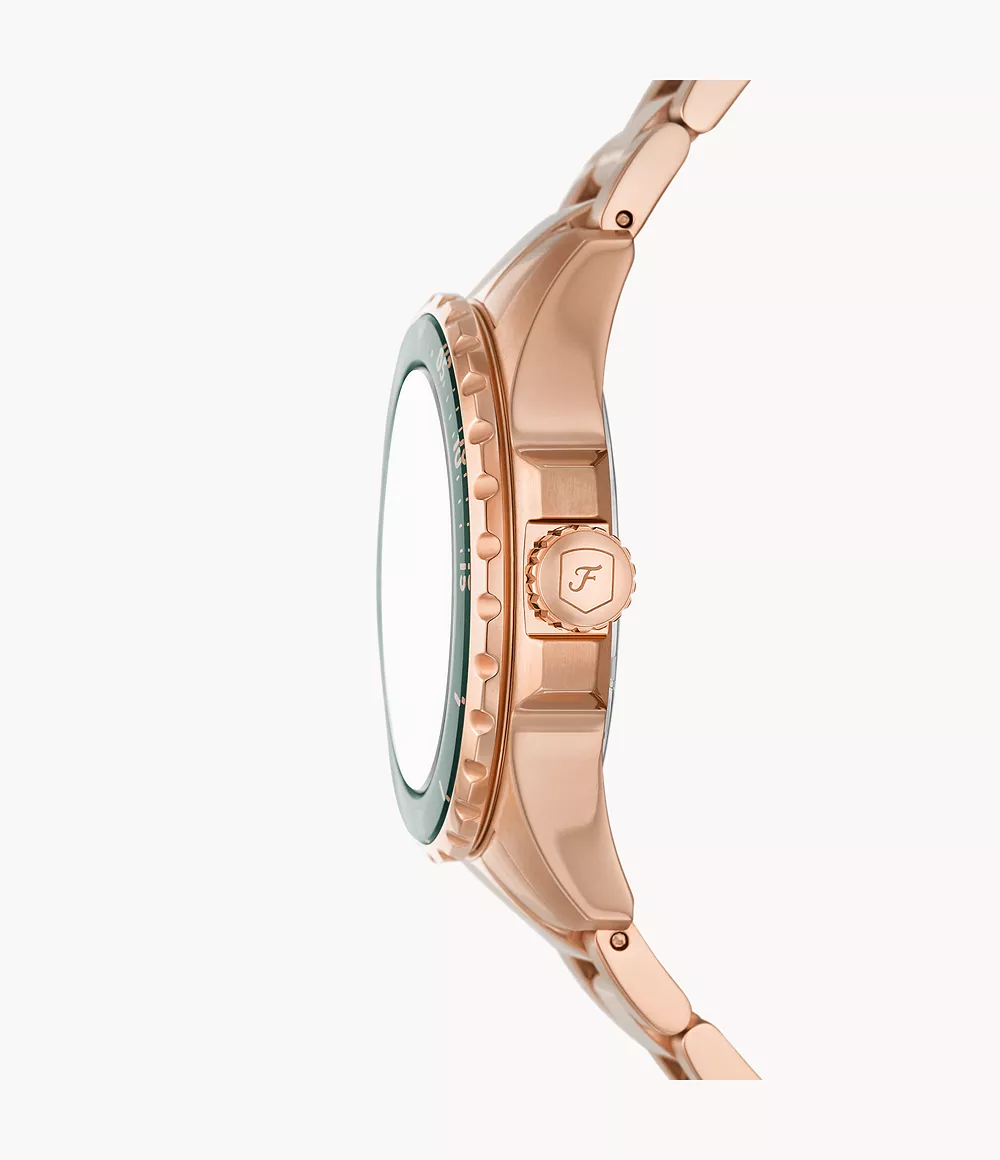 Fossil ES5371 Chronograph Quartz Stainless Steel Chain Lady’s Watch