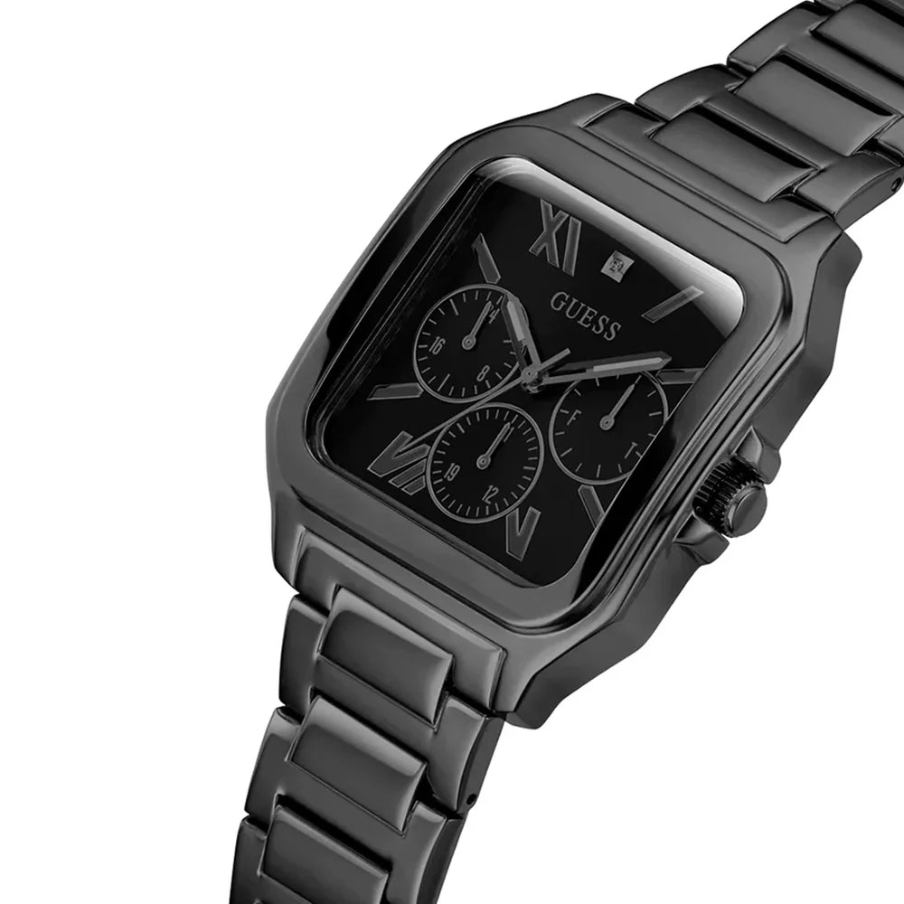 Guess Integrity GW0631G2 Chronograph Quartz Black Full Black-Tone Stainless Steel Chain Men’s Watch