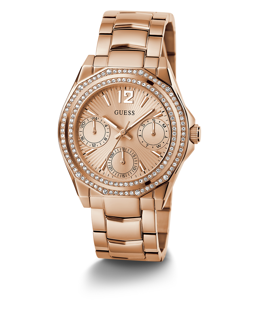 Guess GW0685L3 Quartz Calendar Chronograph Stainless Steel Chain Women’s Watch