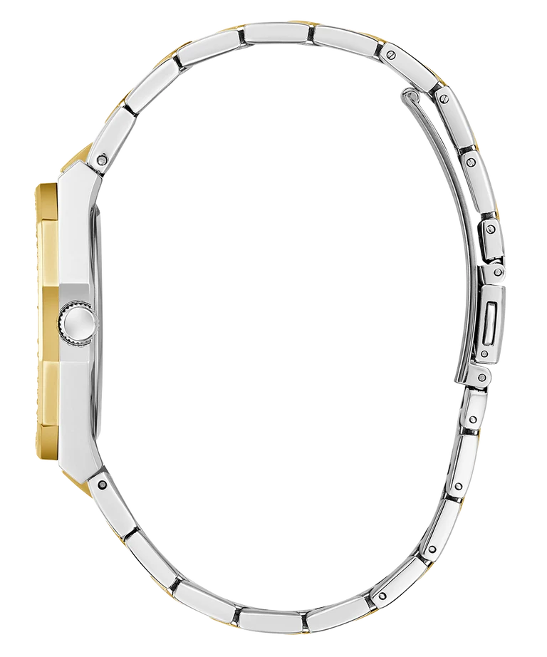 Guess Desire GW0770L4 Quartz Black Dial Silver & Golden-Tone Stainless Steel Chain Lady's Watch