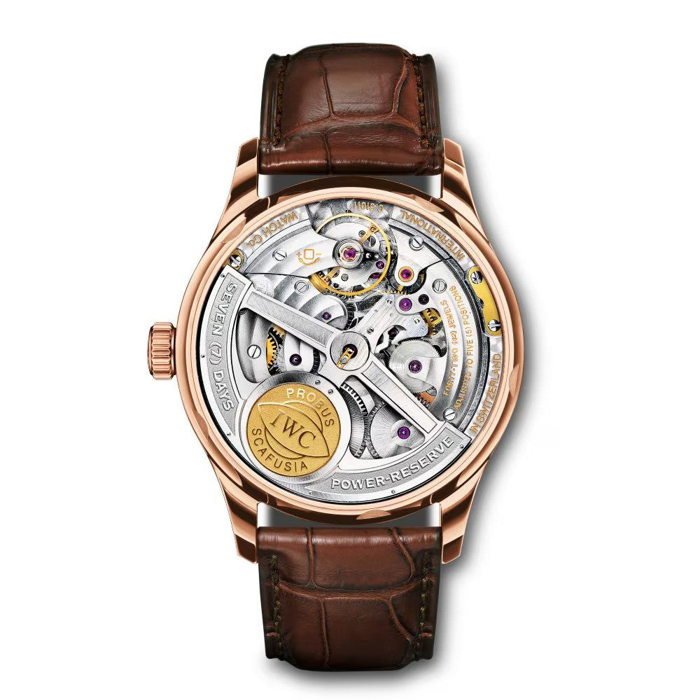 IWC Portuguese Automatic IW500113 Genuine Leather Strap Swiss Grade Men’s Watch