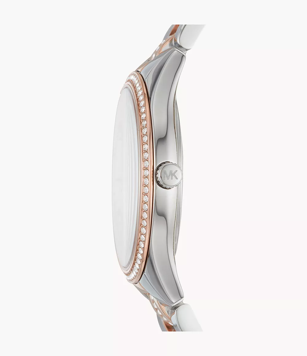 Michael Kors Lauryn MK3979 Quartz Stainless Steel Chain Two-Tone Ladies Watch