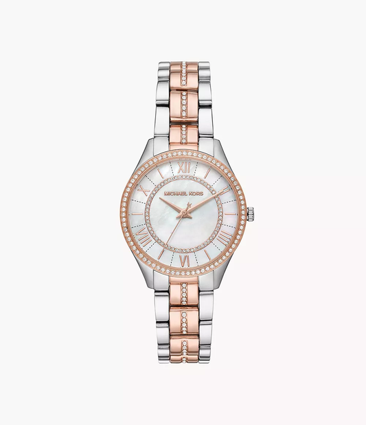 Michael Kors Lauryn MK3979 Quartz Stainless Steel Chain Two-Tone  Ladies Watch