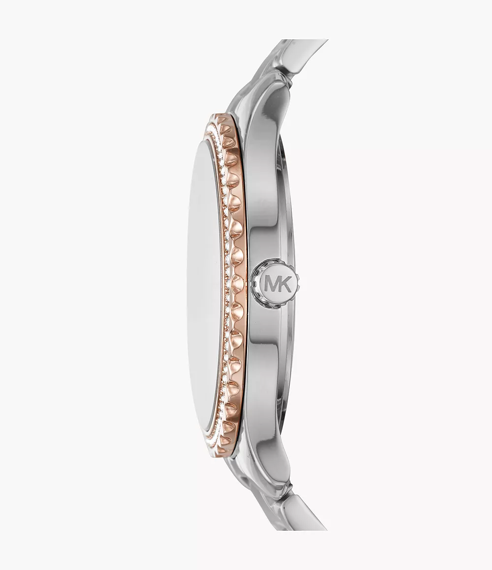 Michael Kors Layton MK6849 Quartz Stainless Steel Chain Two-Tone Ladies Watch