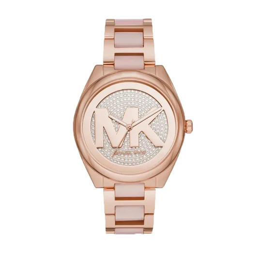 Michael Kors MK7089 Quartz Stainless Steel & Ceramic Chain Ladies Watch