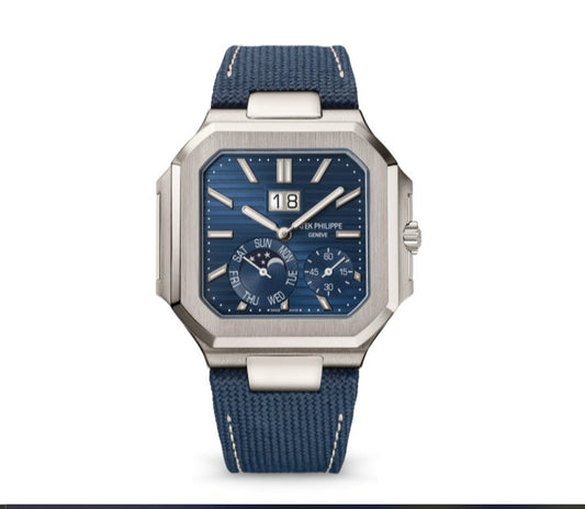 Patek Philippe Cubitus Calendar Automatic Denim Straps semi Swiss Grade Men's Watch