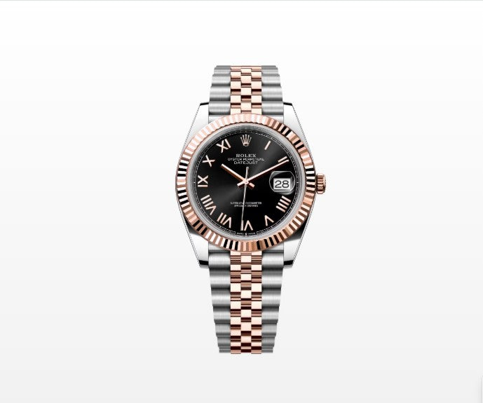 Ro-lex Datejust Ref:126331-0024 Oystersteel & Everose gold Two-Tone Dial Jubilee Bracelet 41mm Swiss Grade 1:1 Men’s Watch