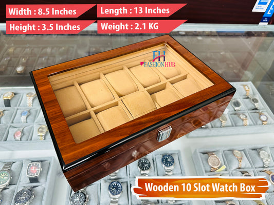 Wooden Box 10 Slot