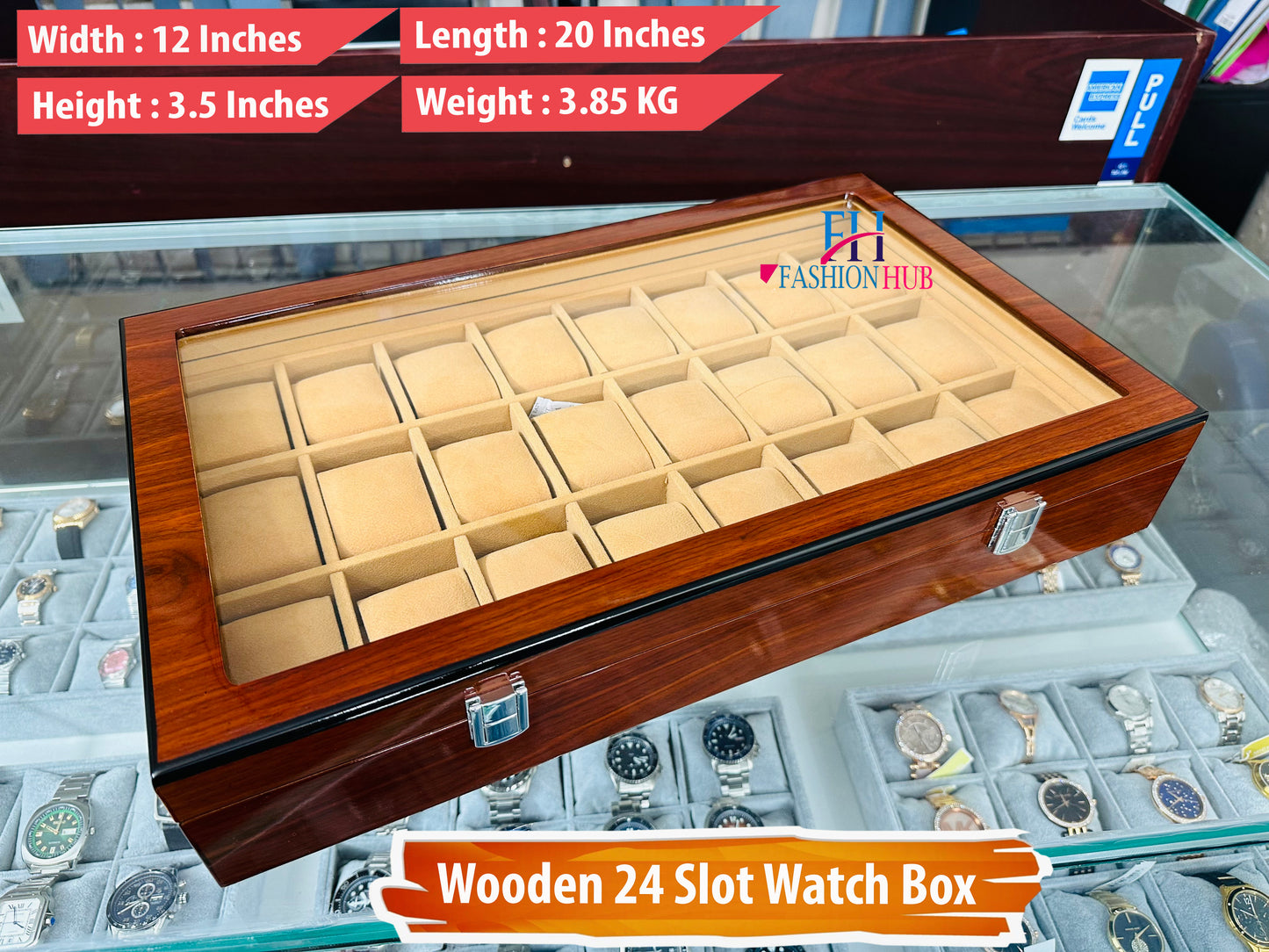 Wooden Box 24 Slot