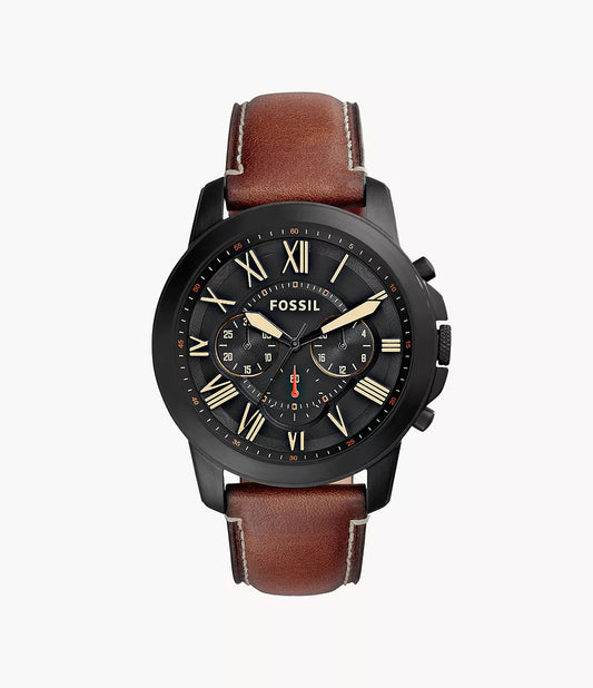 Fossil FS5241 Chronograph Quartz Genuine Leather Men’s Watch