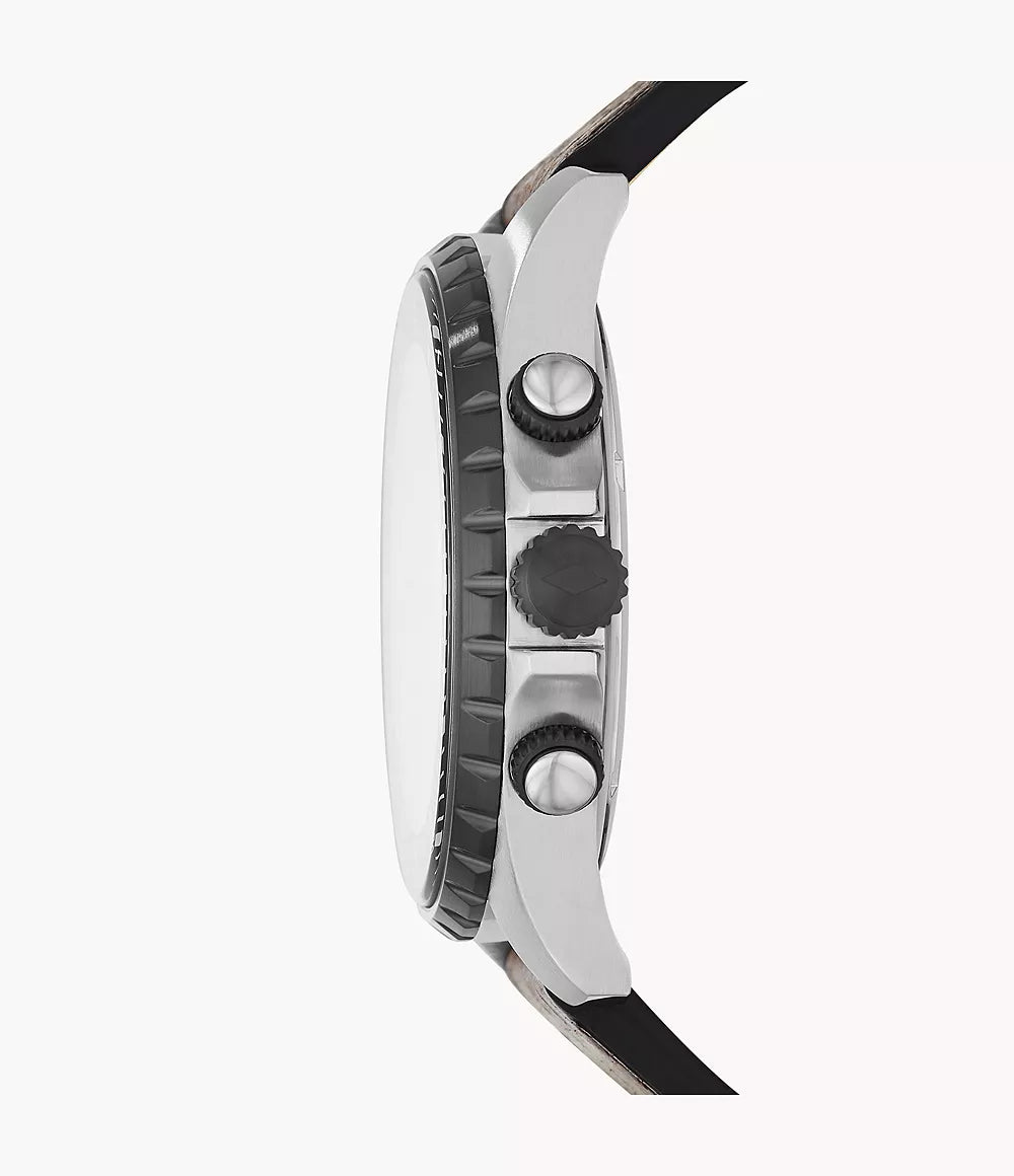 Fossil FS5674 Dillinger Chronograph Quartz Genuine Leather Men’s Watch