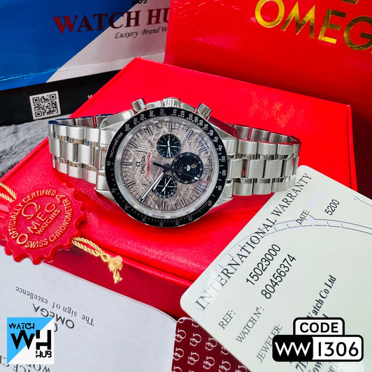 Omega Speedmaster Moonphase Automatic Stainless Steel Chain Men's Watch