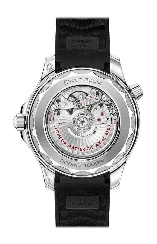 Omega Seamaster Professional Diver 300M Automatic Silicon Strap Men's Watch