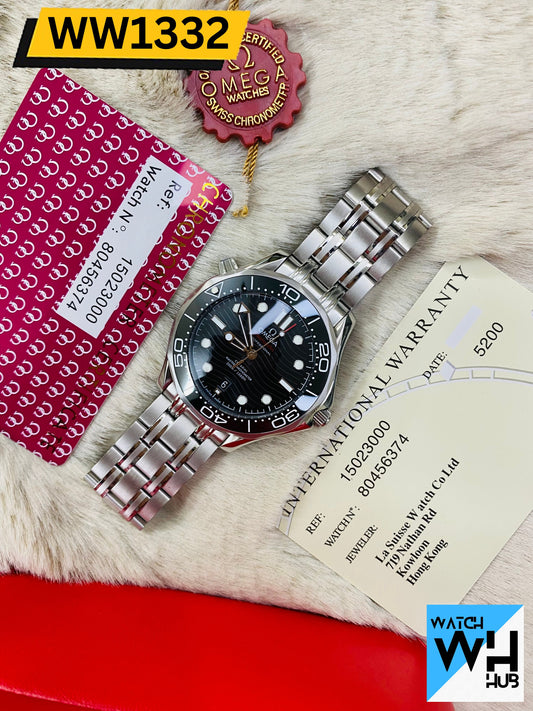 Omega Seamaster Professional Diver 300M Co-Axial Master Chronometer Automatic Stainless Steel 1000ft Men's Watch