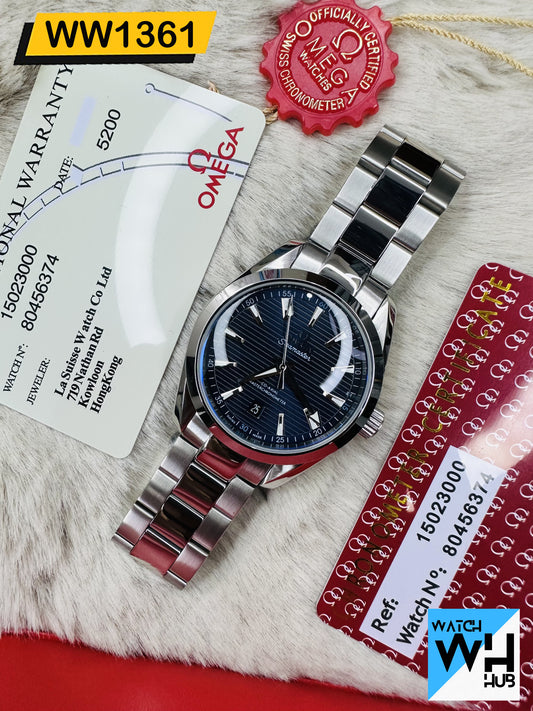 Omega Seamaster Automatic Blue Dial Stainless Steel Men's Watch