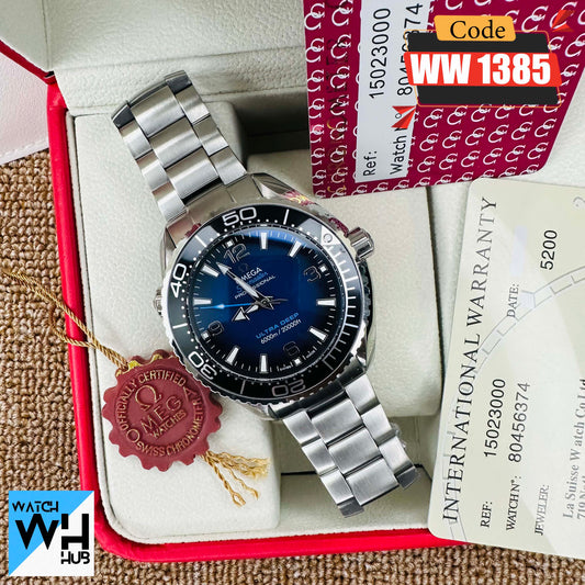 Omega Seamaster Professional Blue Dial Automatic Stainless Men's Watch