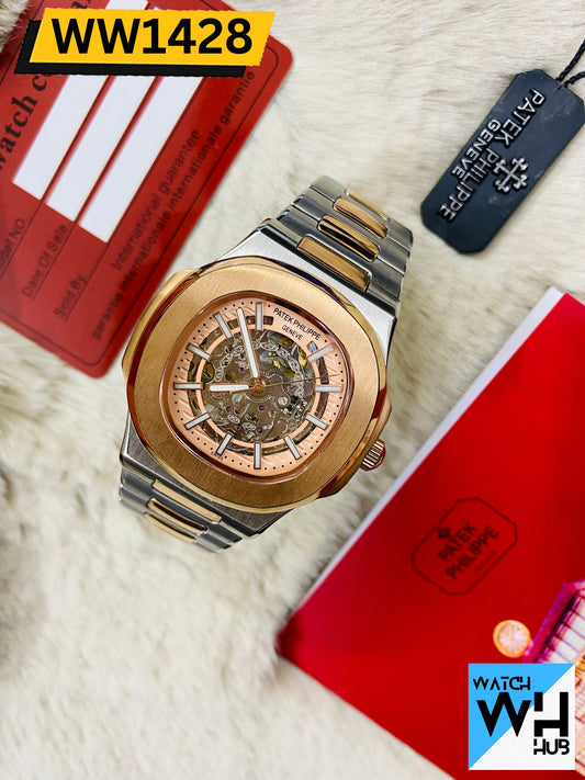 Patek Philippe Nautilus Skeleton 8168-ALL Automatic Stainless Steel Men's Luxury Watch