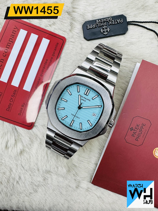 Patek Philippe Nautilus M8058 Stainless Steel Automatic Men's Luxurious Watch