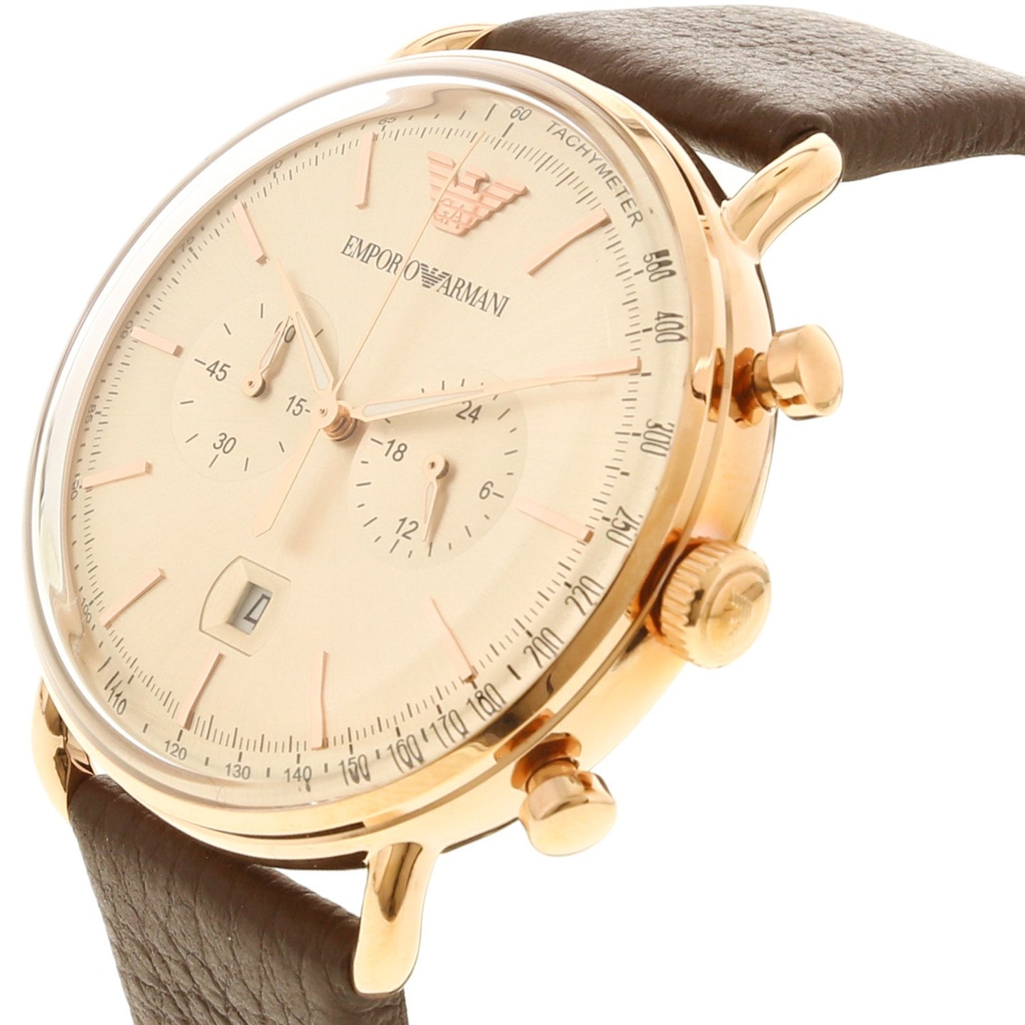 Emporio Armani AR11106 Chronograph Quartz Genuine Leather Men’s Watch