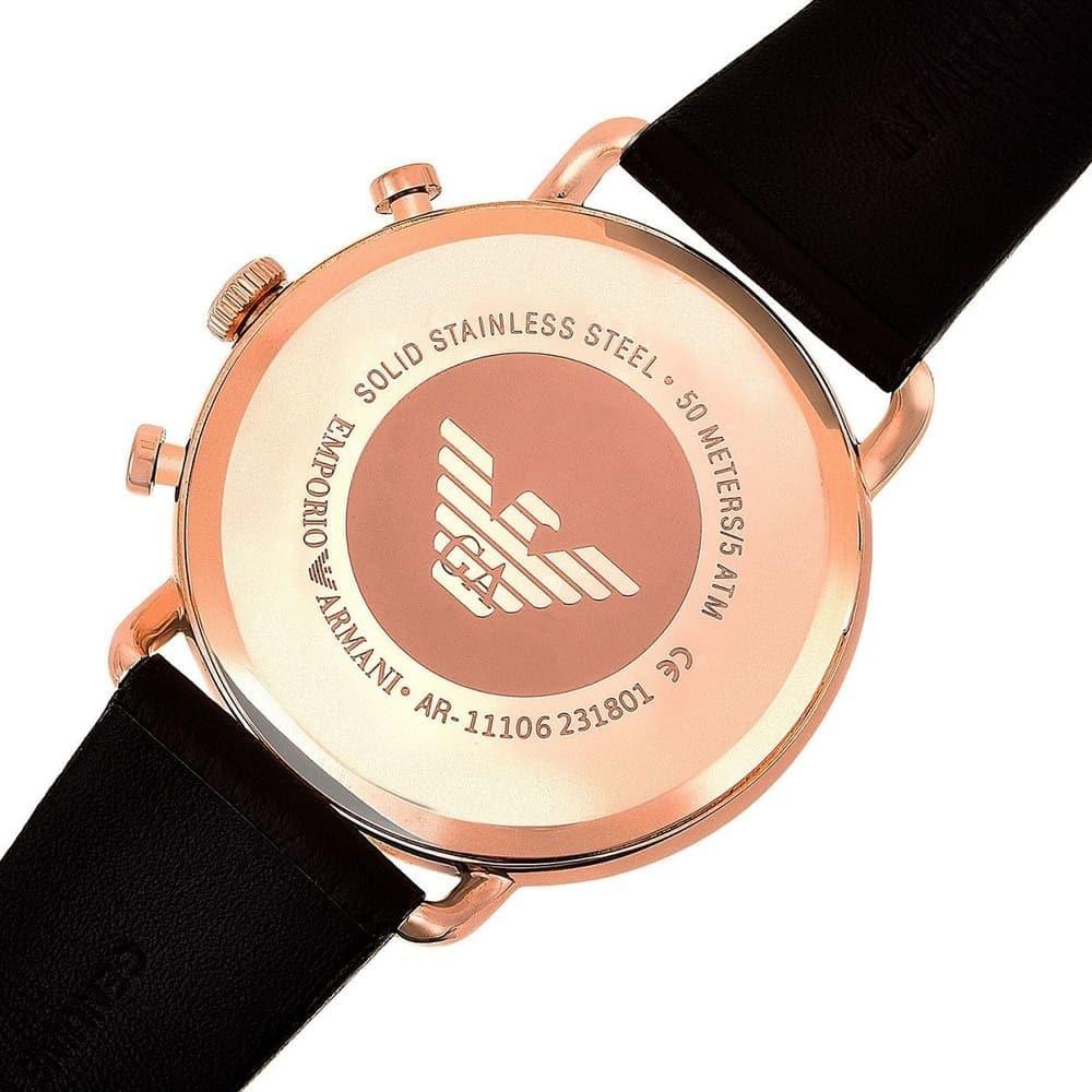 Emporio Armani AR11106 Chronograph Quartz Genuine Leather Men’s Watch