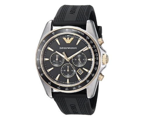Emporio Armani AR80003 Chronograph Quartz Silicon Strap Men’s Watch