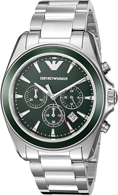 Emporio Armani AR6090 Chronograph Quartz Stainless Steel Chain Men’s Watch