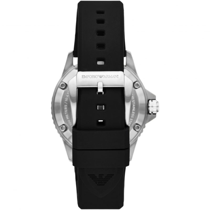 Emporio Armani AR60062 Automatic Silicon Strap Men’s Watch