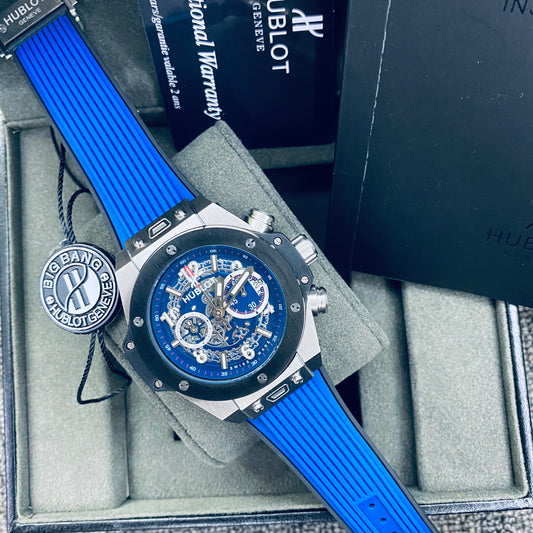Hublot Big Bang King 992103 Quartz Chronograph Stainless Steel Men’s silicone strap Watch