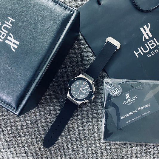 Hublot Big Bang Tuiga 1909 Quartz Chronograph Stainless Steel Men’s Plain silicone strap Watch