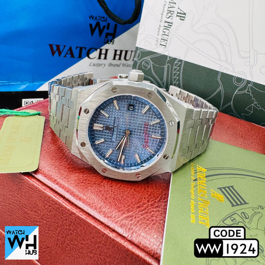 Audemars Piguet Royal Oak Automatic Blue Dial Stainless Steel Men's Watch