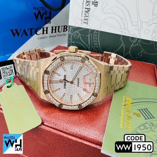 Audemars Piguet Royal Oak Automatic White Dial Stainless Steel Men's Watch