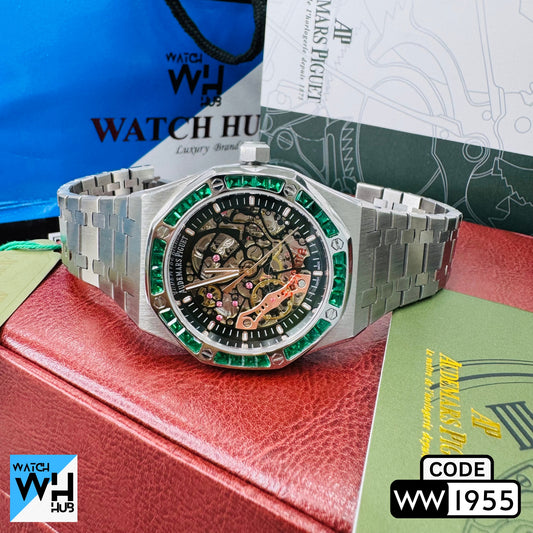 Audemars Piguet Royal Oak Double Balance Wheel Openworked Automatic Skeleton Stainless Steel Men's Watch