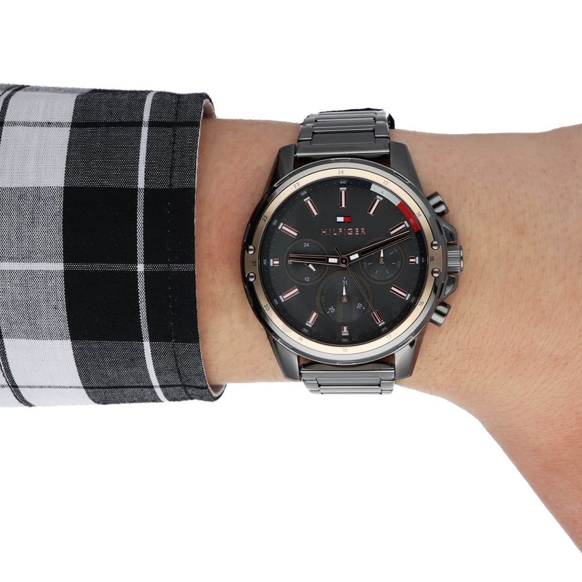 Tommy Hilfiger 1791792 Chronograph Quartz Silicon Strap Men’s Watch