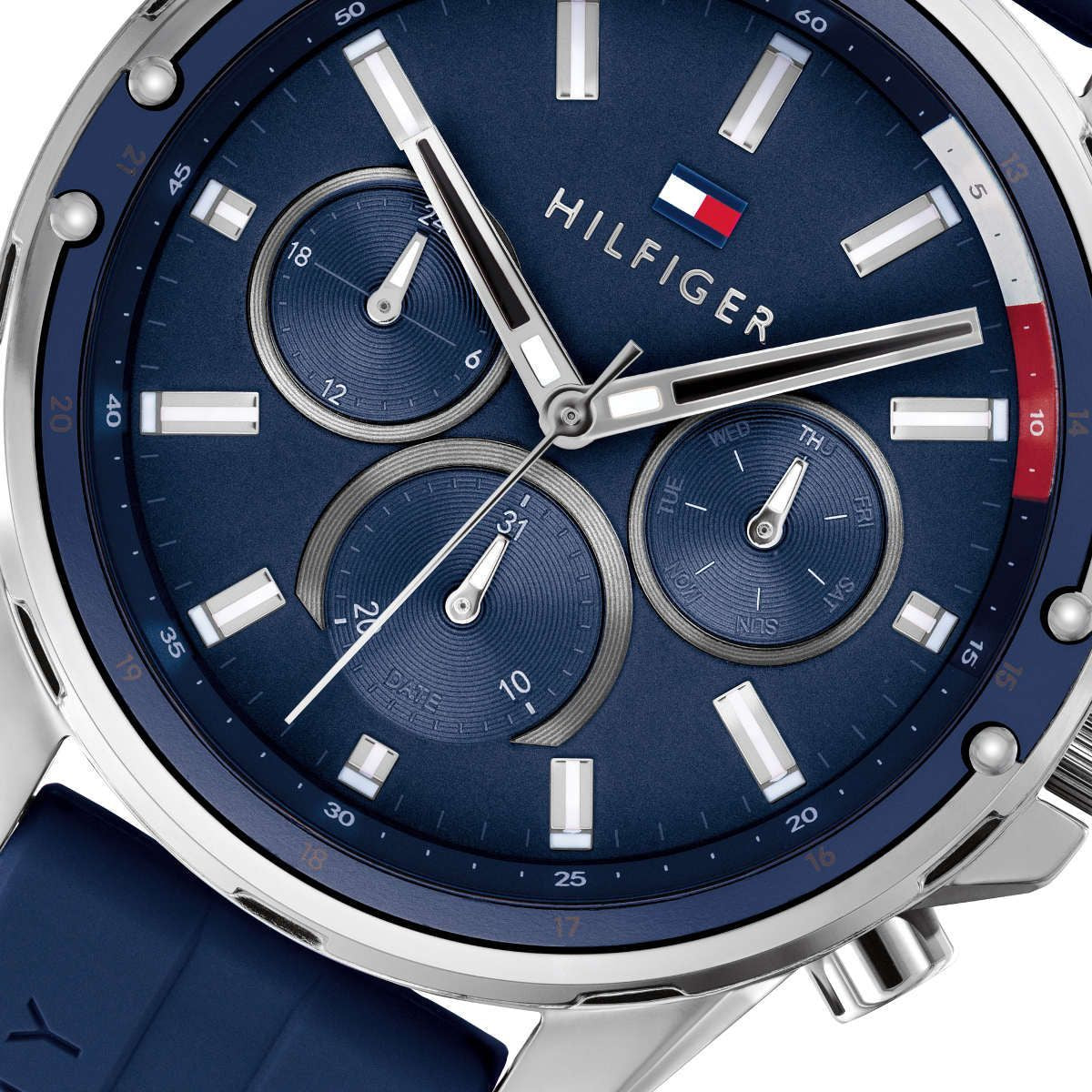 Tommy Hilfiger 1791791 Chronograph Quartz Silicon Strap Men’s Watch