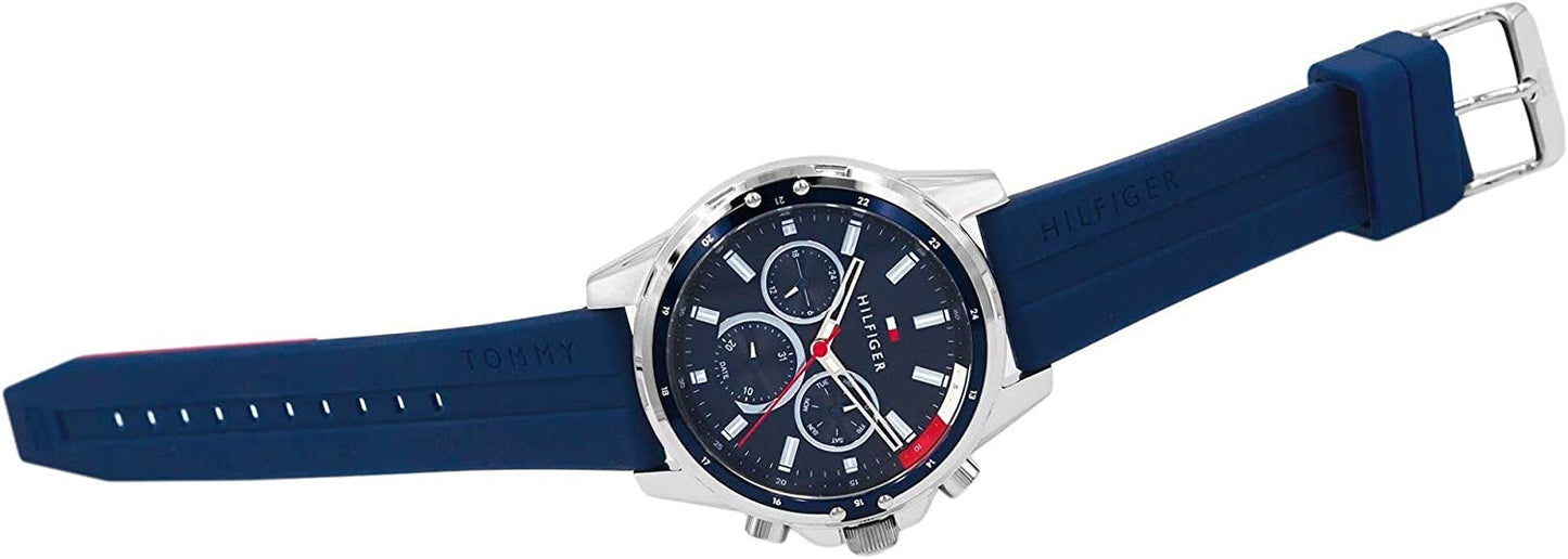 Tommy Hilfiger 1791791 Chronograph Quartz Silicon Strap Men’s Watch