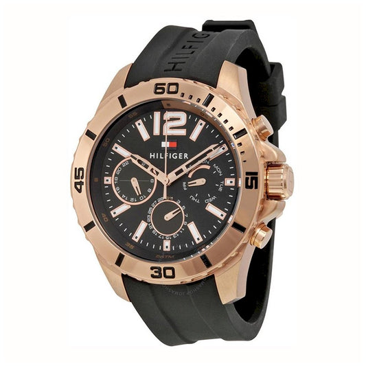 Tommy Hilfiger 1791145 Chronograph Quartz Silicon Strap Men’s Watch