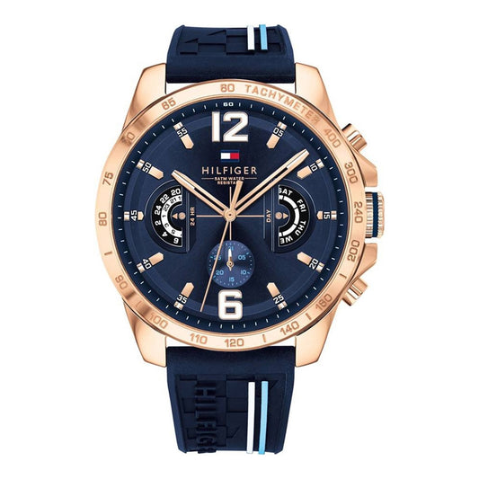 Tommy Hilfiger 1791474 Chronograph Quartz Silicon Strap Men’s Watch