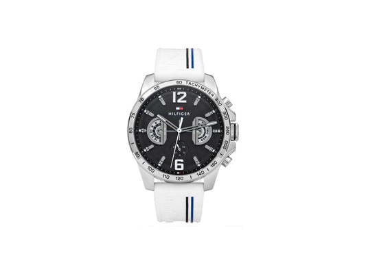 Tommy Hilfiger 1791475 Chronograph Quartz Silicon Strap Men’s Watch