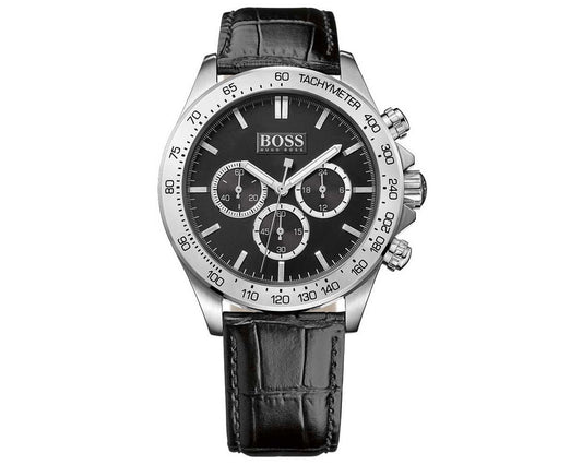 Hugo Boss HB1513178 Chronograph Quartz Genuine Leather Strap Men’s Watch
