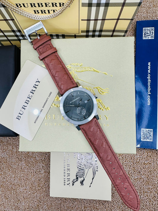 Burberry BU9905  Quartz Genuine Leather belt Men’s Watch