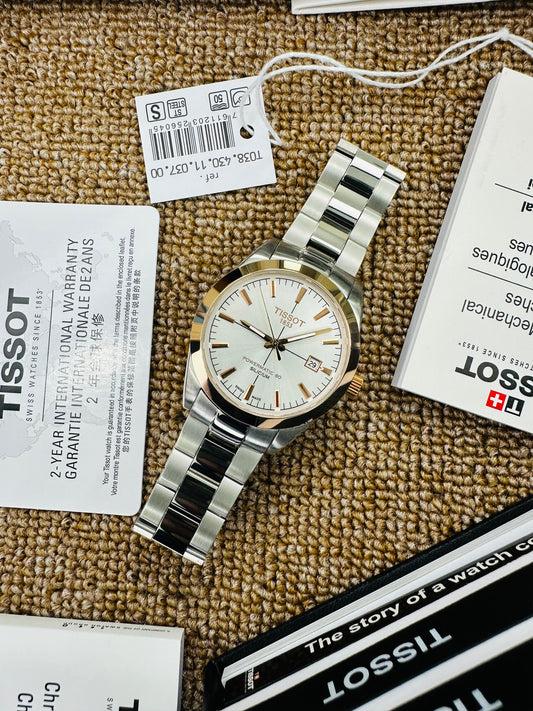 Tissot 127407 A Powermatic 80 Silicium Automatic Stainless Steel Men’s Watch