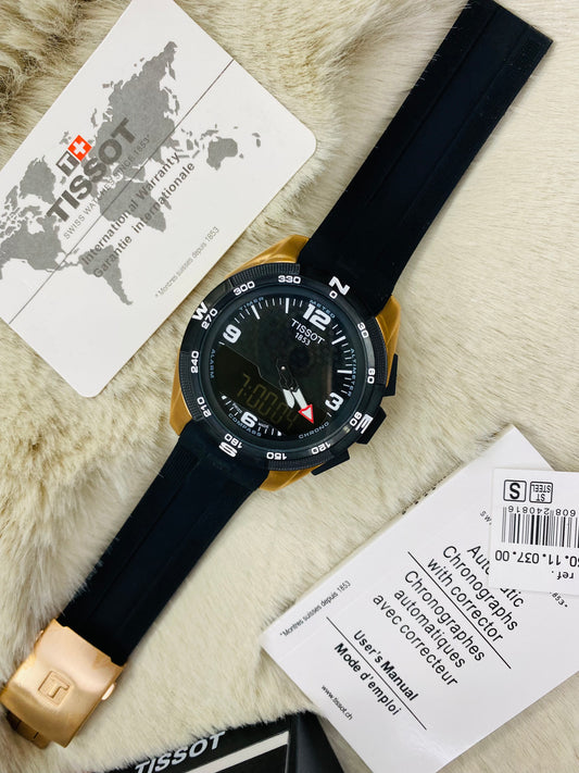 Tissot T-Touch Solar T091420 A Quartz Stainless Steel Digital Display Men’s Watch