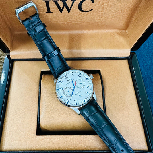 IWC Portuguese Automatic Genuine Leather Strap Euro Grade Men’s Watch